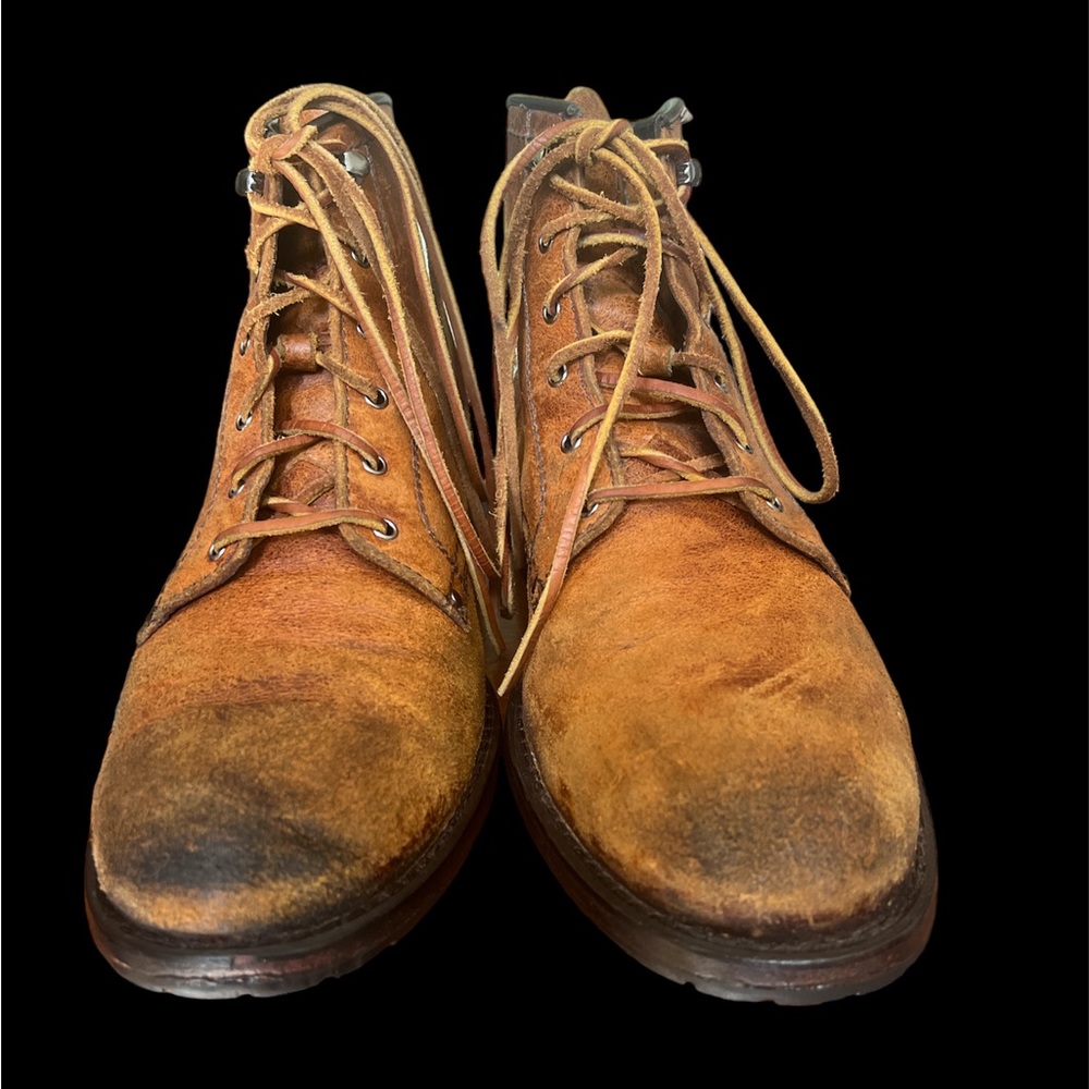 Cole Haan Wayne Lug Grand Engineer Leather Combat Moto Boots!